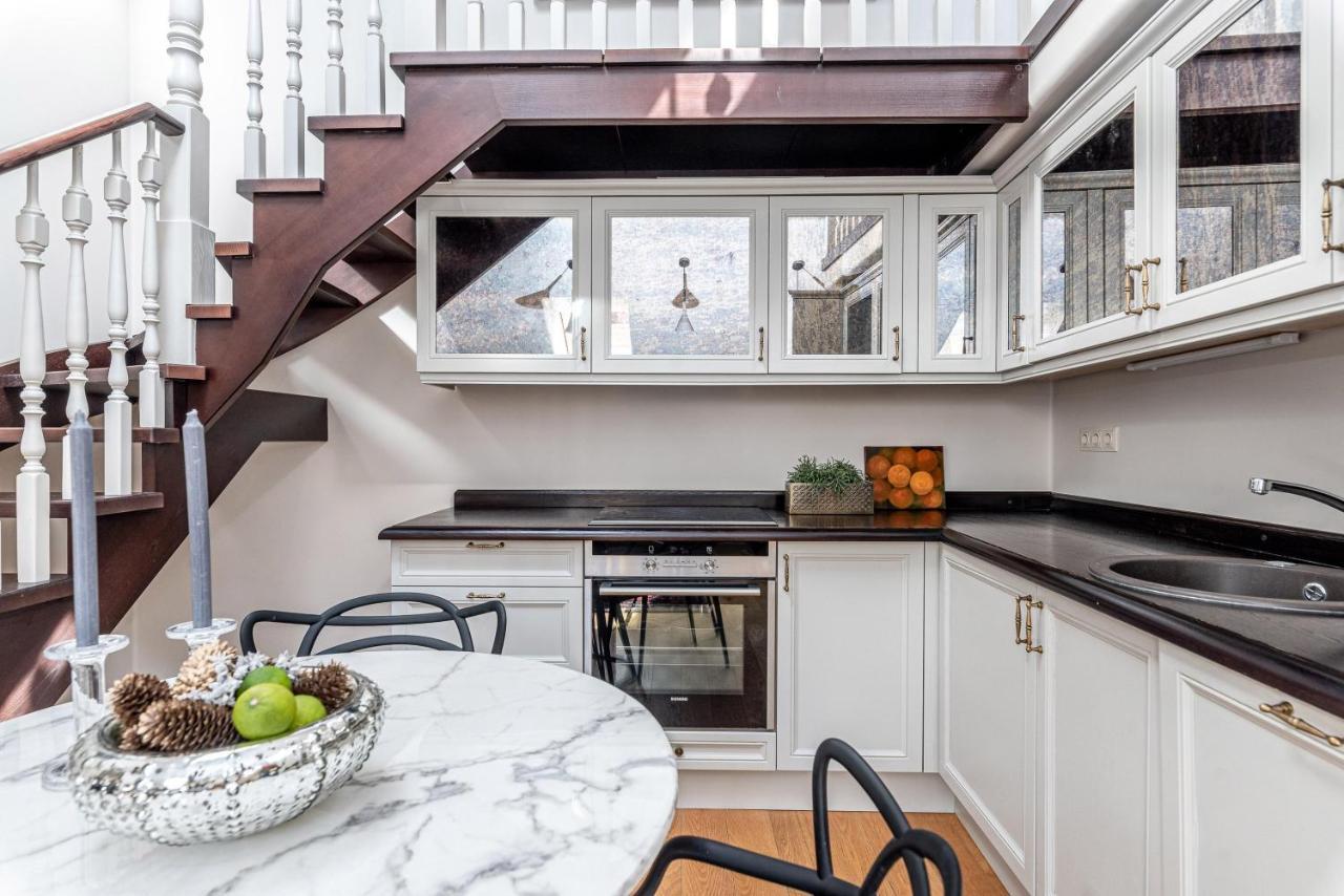 Ferienwohnung Luxury Gaono In Old Town Wilna Exterior foto