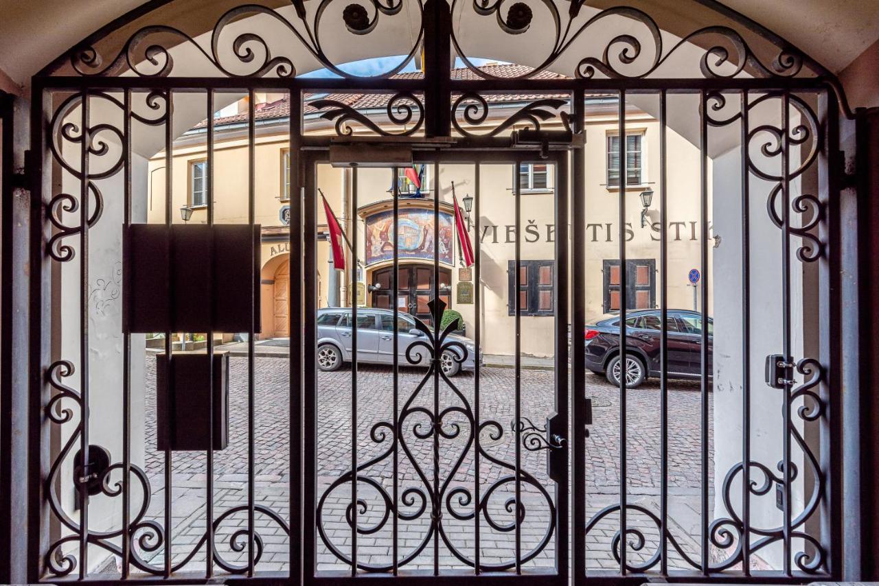 Ferienwohnung Luxury Gaono In Old Town Wilna Exterior foto